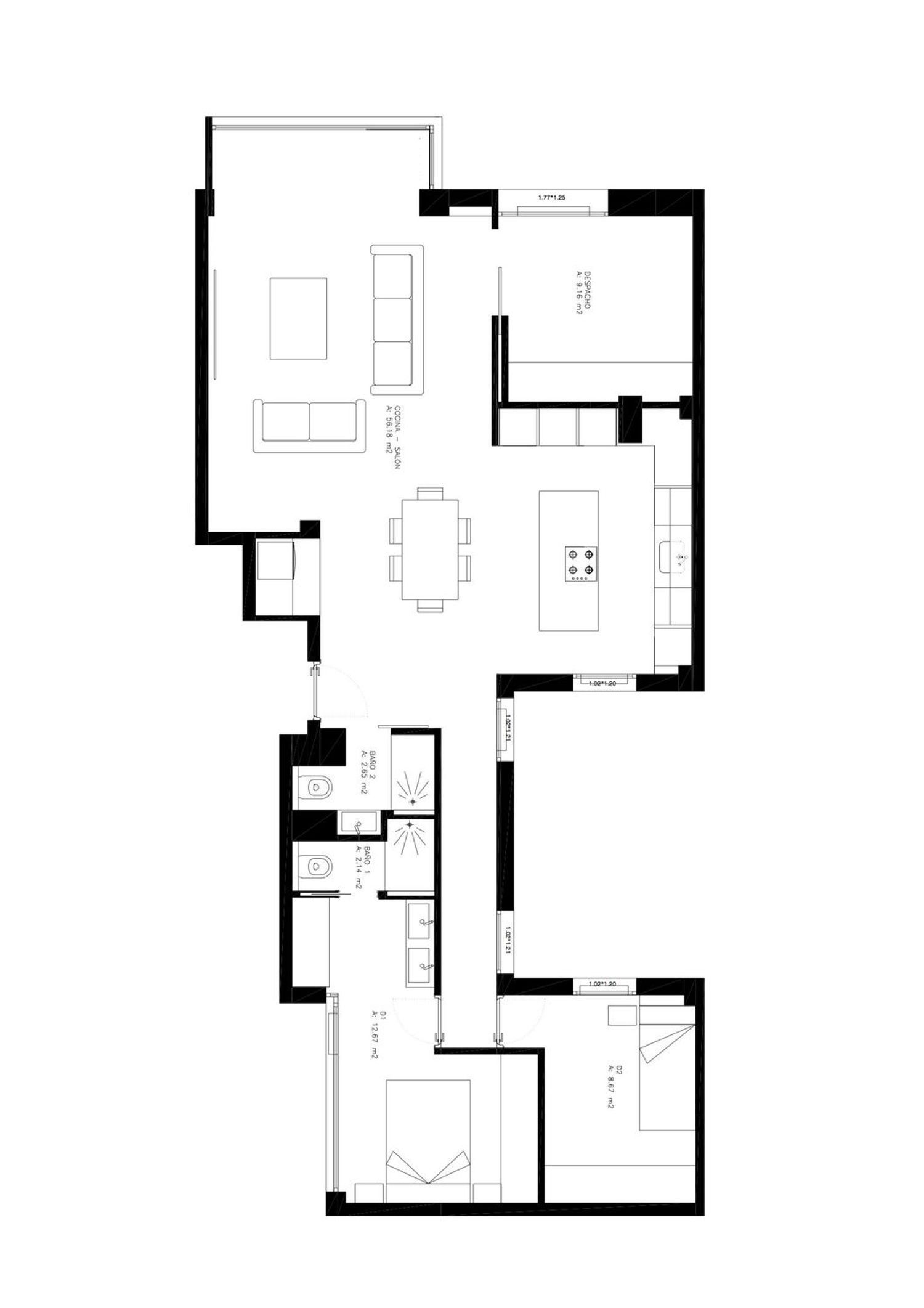 Piso en calle Marqués de la Valdavia, 3 - Foto 36