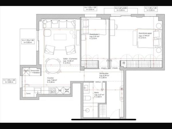 Piso en calle de la Infanta Mercedes, 97