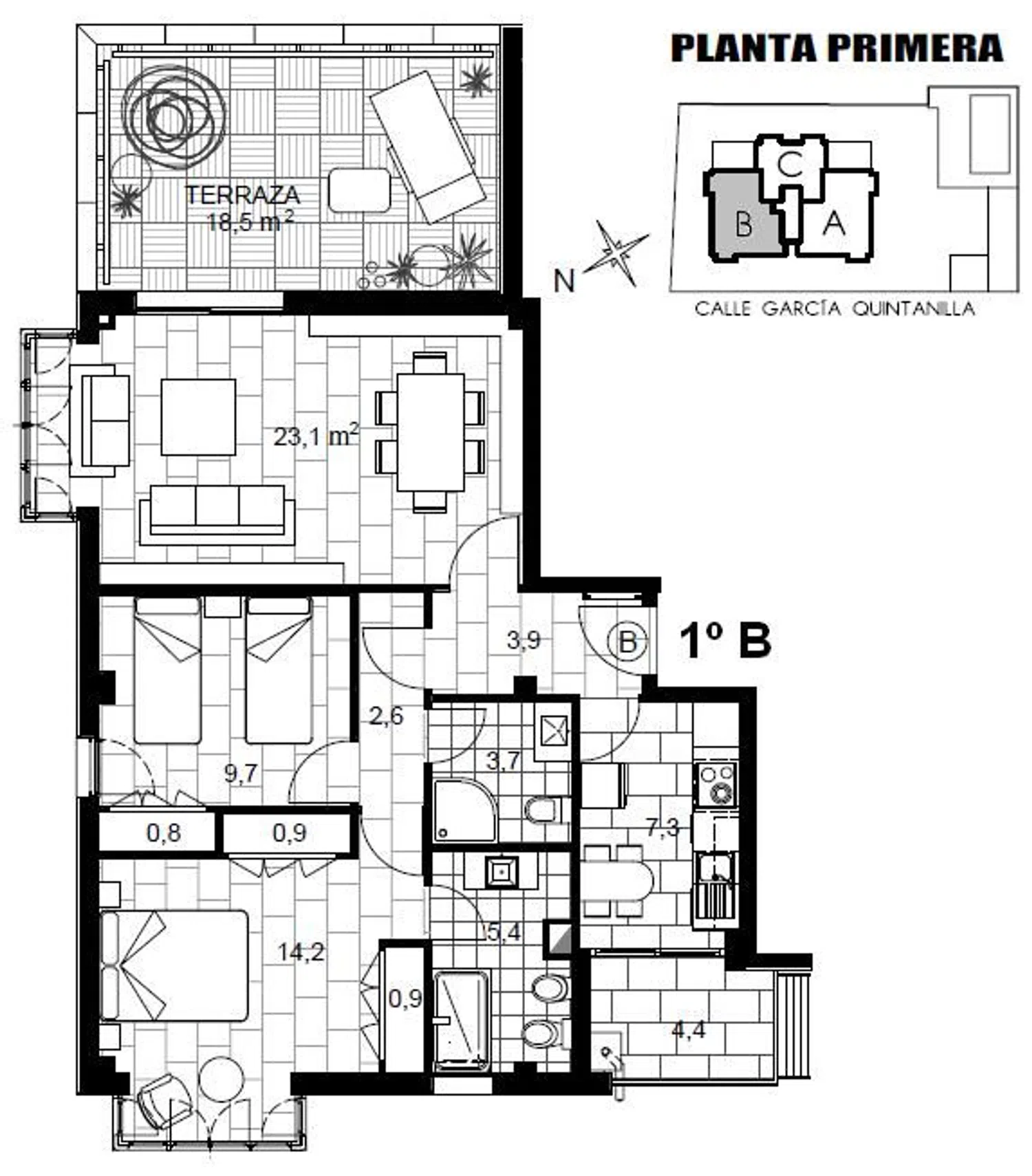 Piso en calle de García Quintanilla, 4 - Foto 15