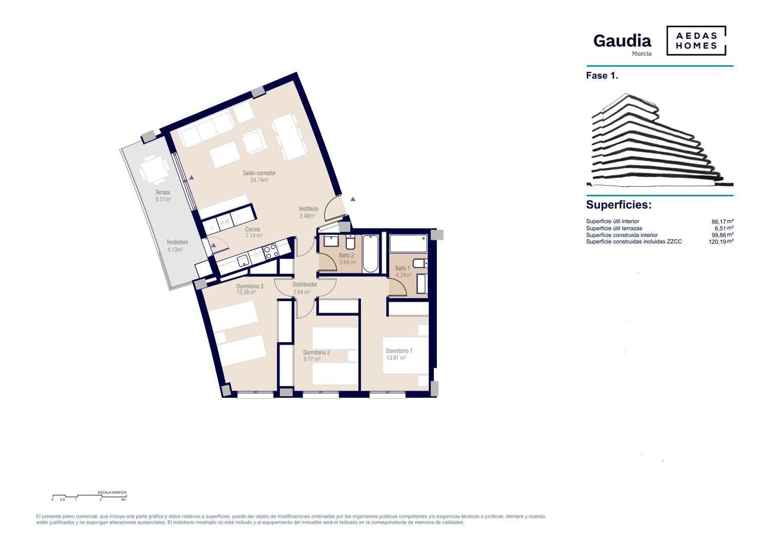 Piso en plaza Brigada Paracaidista, 9 - Foto 23