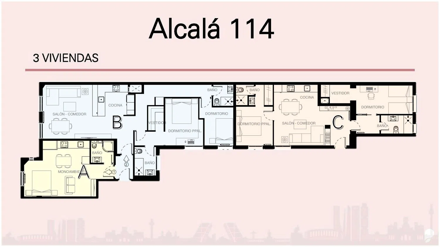 Estudio en calle Alcalá, 114 - Foto 1