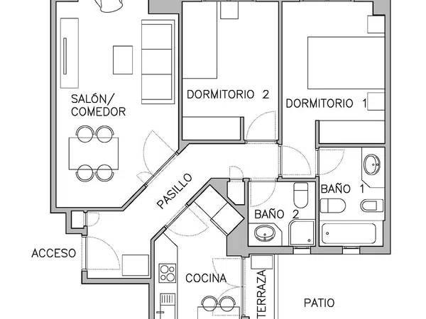 Piso en calle de Mozart, 46