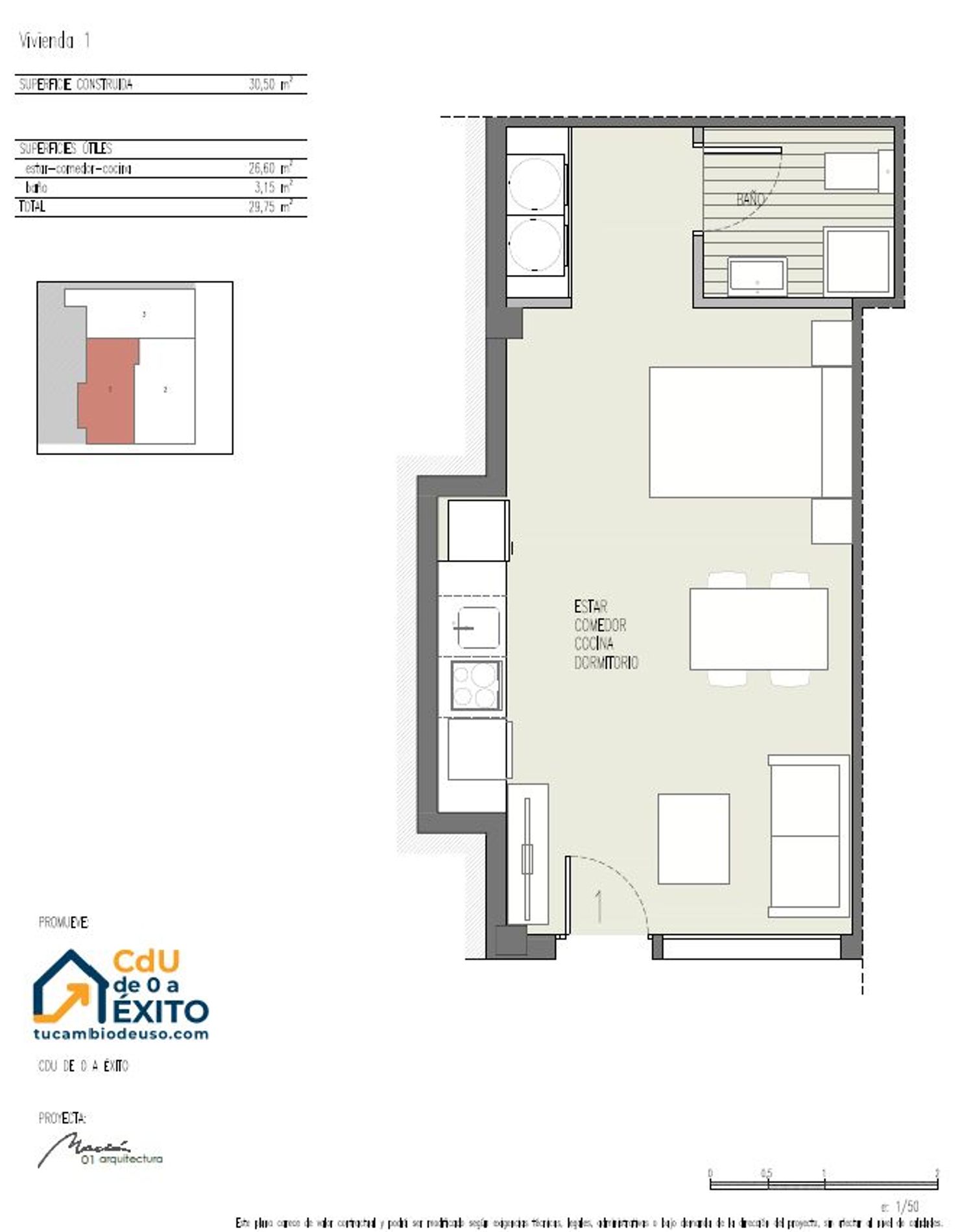 Estudio en Calle D'estoup, 14 - Foto 8