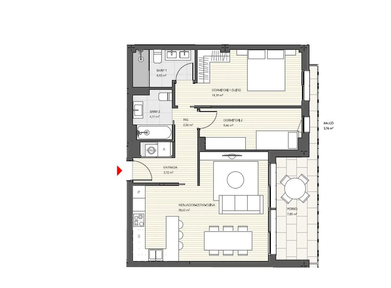 Piso en calle del Pla de l'Ametllera, 123 - Foto 40