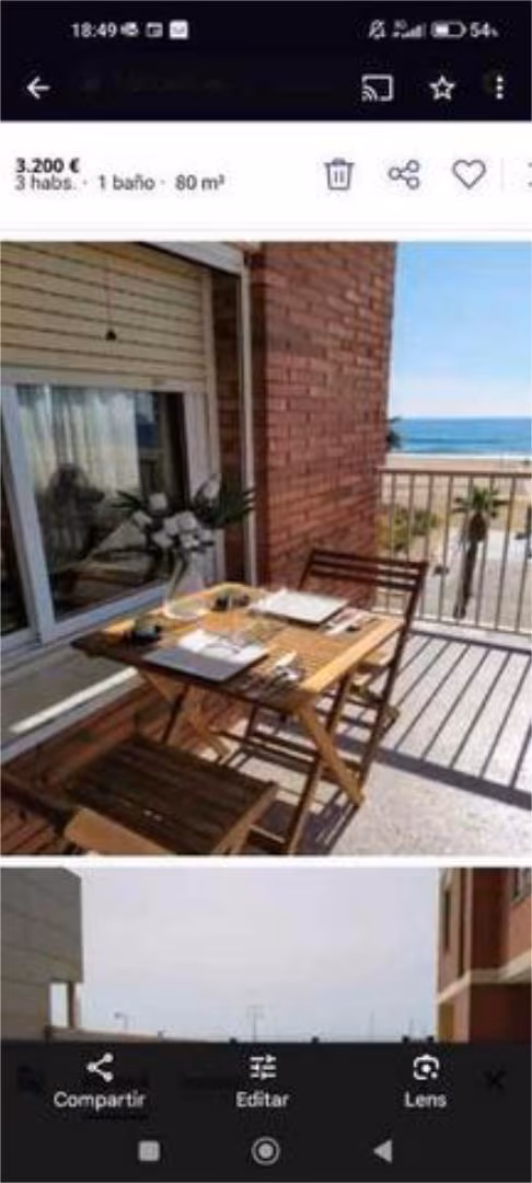 Apartamento en playafels