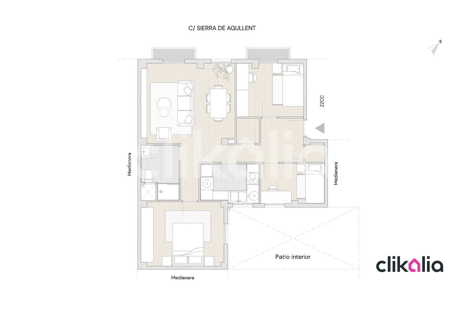 Piso en calle de la Serra d'Agullent - Foto 27