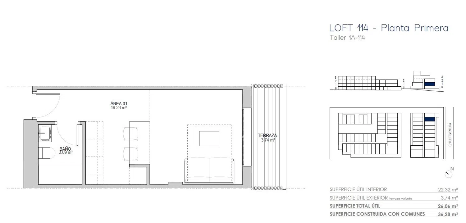 Estudio en calle de Fuerteventura, 7 - Foto 25