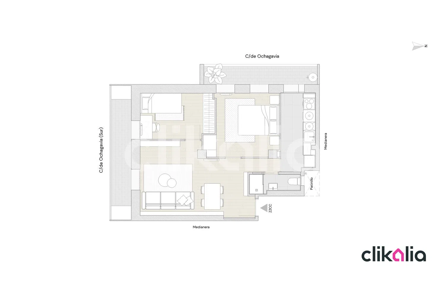 Piso en calle de Ochagavia - Foto 13