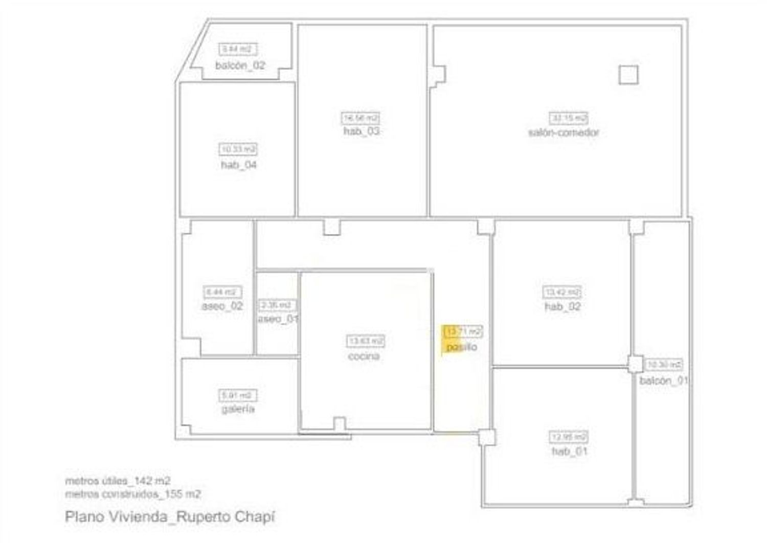 Piso en calle Ruperto Chapí, 43 - Foto 16