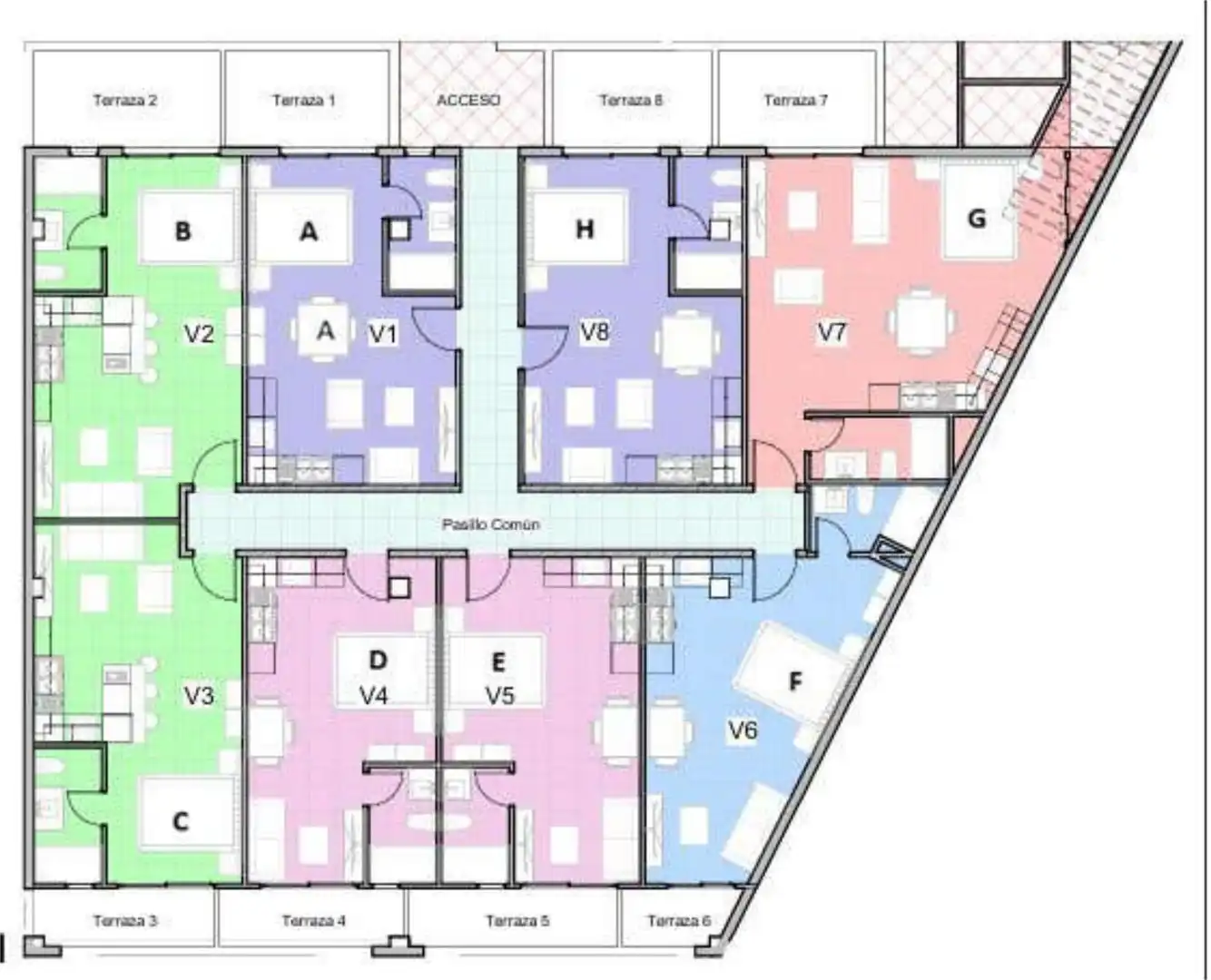 Piso en Se vende lote de 8 apartamentos - Foto 7