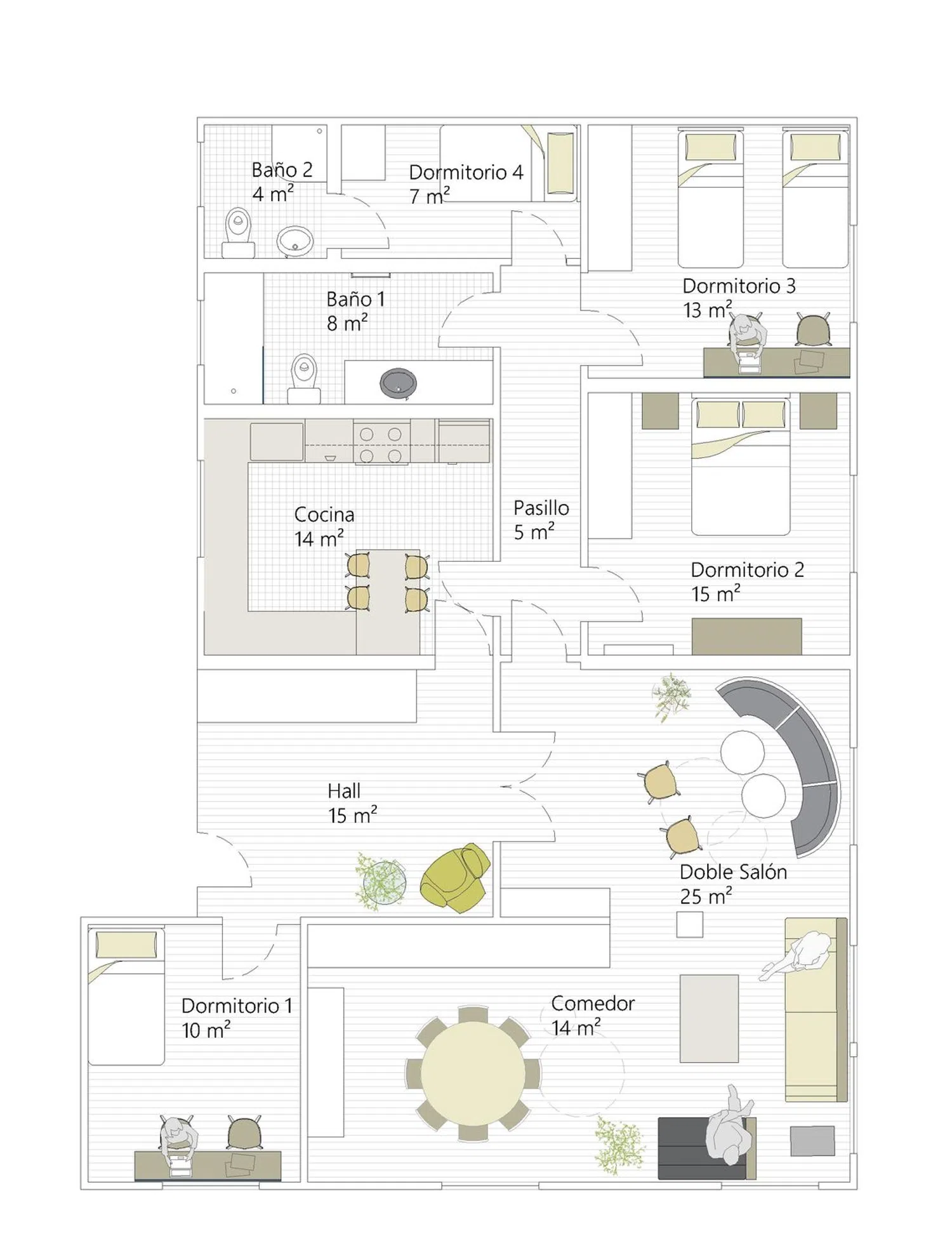 Piso en Barrio Vallehermoso - Foto 3