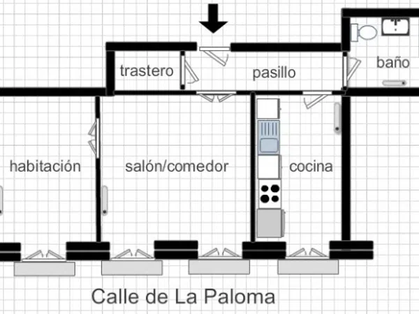 Piso en calle de Calatrava, 19