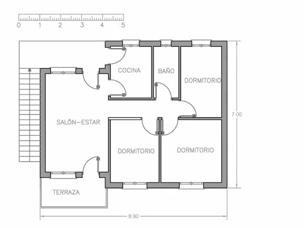 Piso en calle Violetas, 35