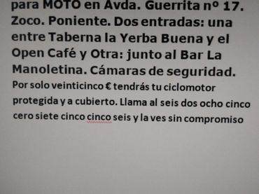 Garaje en  Avenida Guerrita 17 - Foto 3