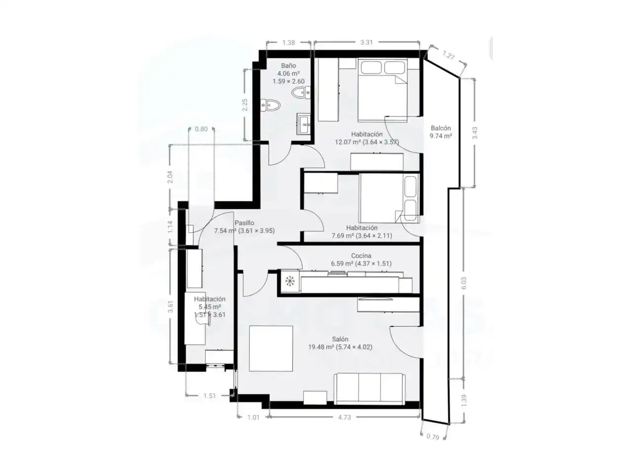 Apartamento en  Avinguda de Prat de la Riba 15 - Foto 6