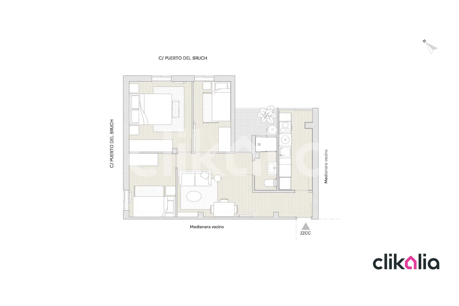 Piso en calle del Puerto del Bruch - Foto 19