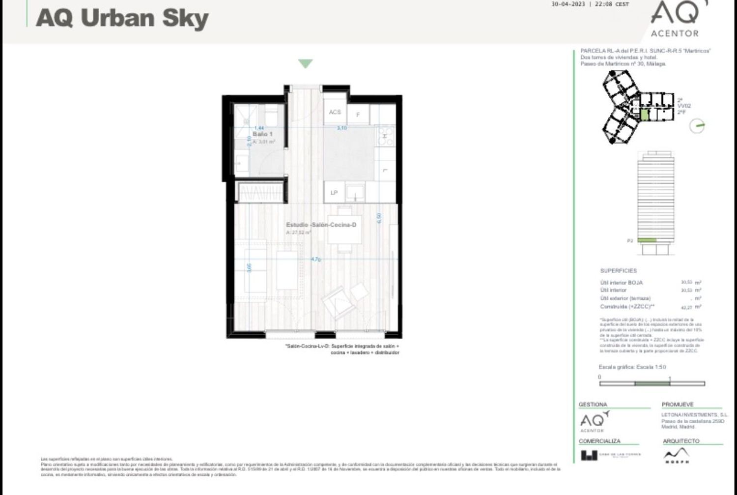 Estudio en paseo Martiricos, 30 - Foto 13