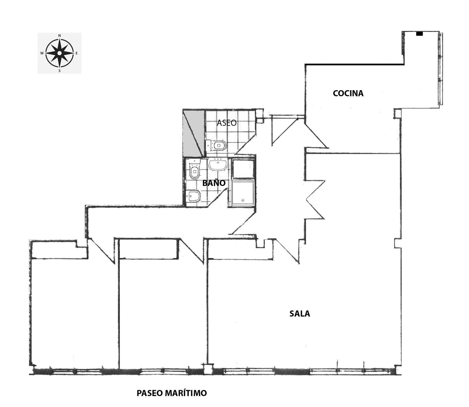 Piso en Paseo Marítimo, 9, Monte Alto - Zalaeta - Atocha, Monte Alto - Zalaeta - Atocha - Foto 2