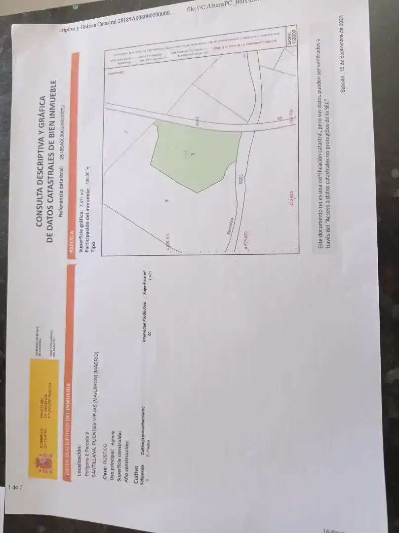 Finca rústica en  Diseminado Presa el Villar 1A - Foto 2
