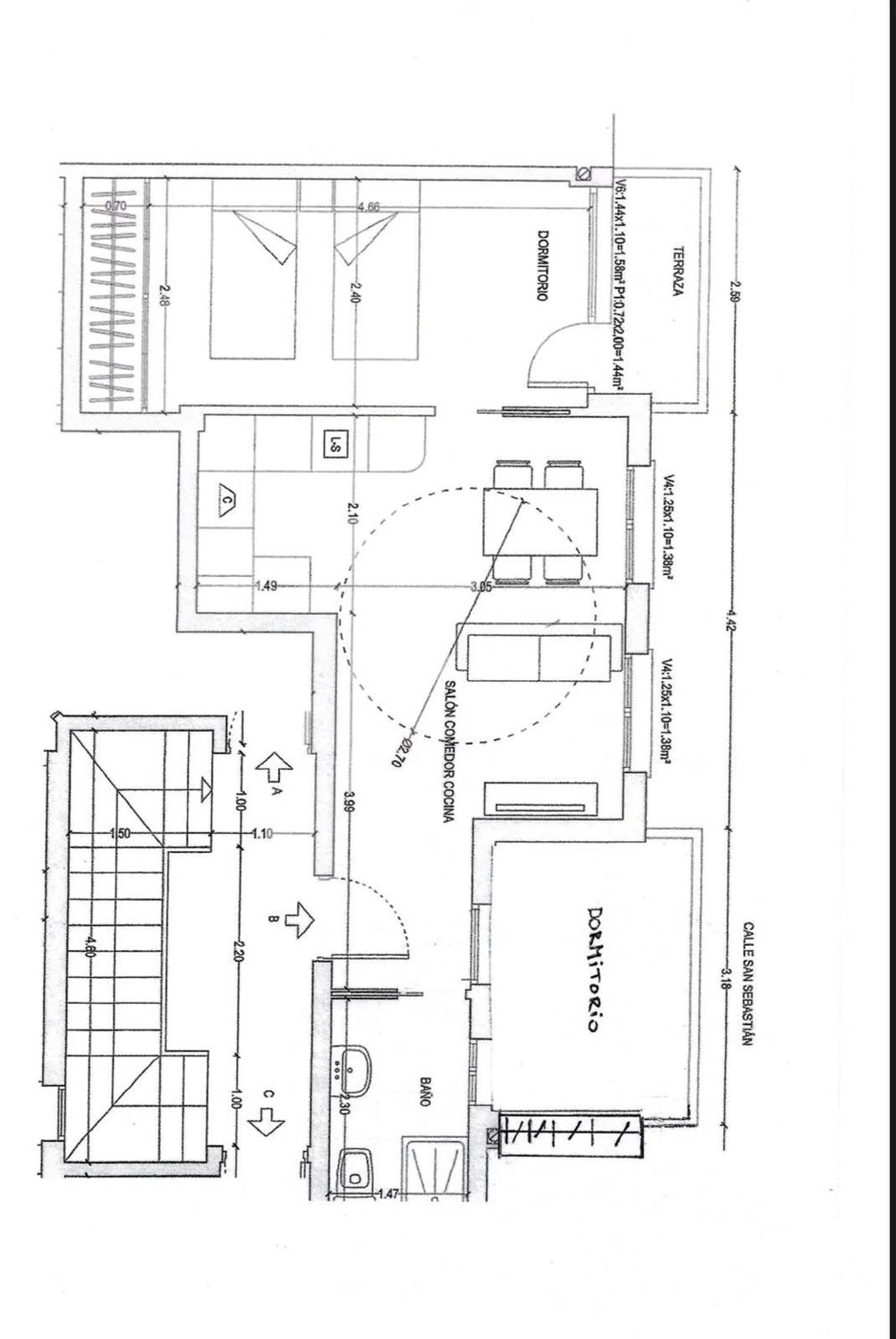 Piso en calle de San Sebastián, 3