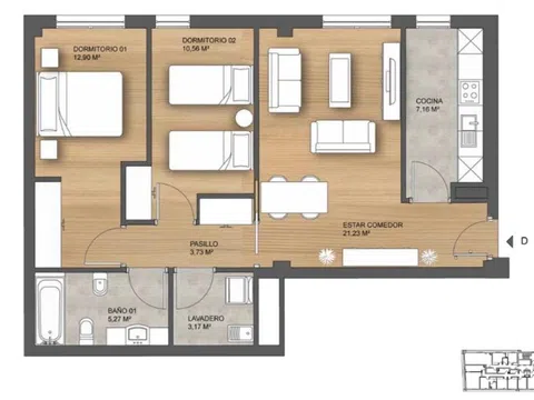 Piso en avenida de Antón Fraguas, 5 - Foto 2