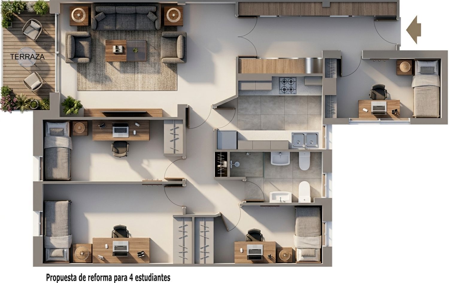 Piso en Barrio Vallehermoso - Foto 40