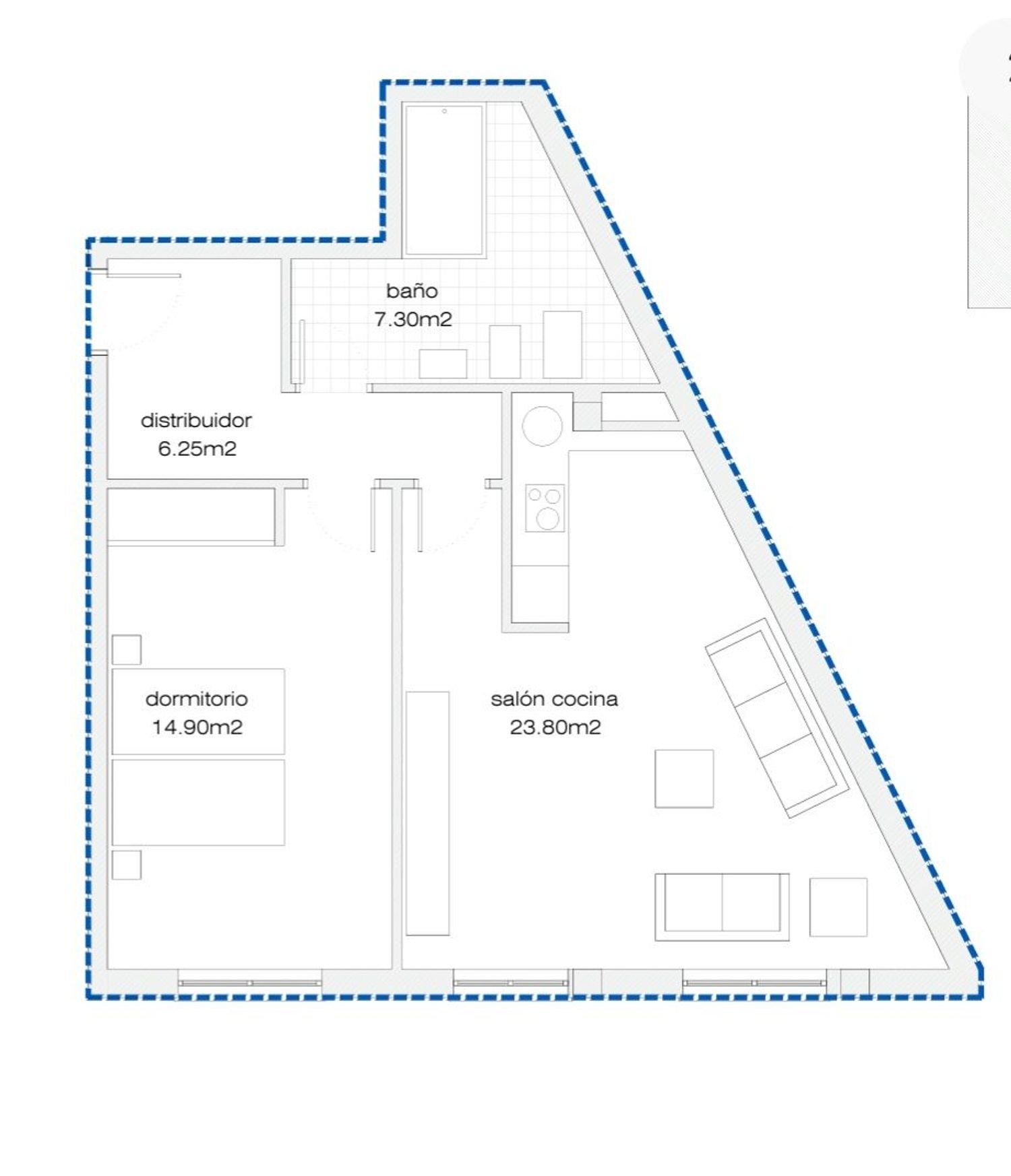 Estudio en Calle Academico Garcia Morejon, 2 - Foto 16