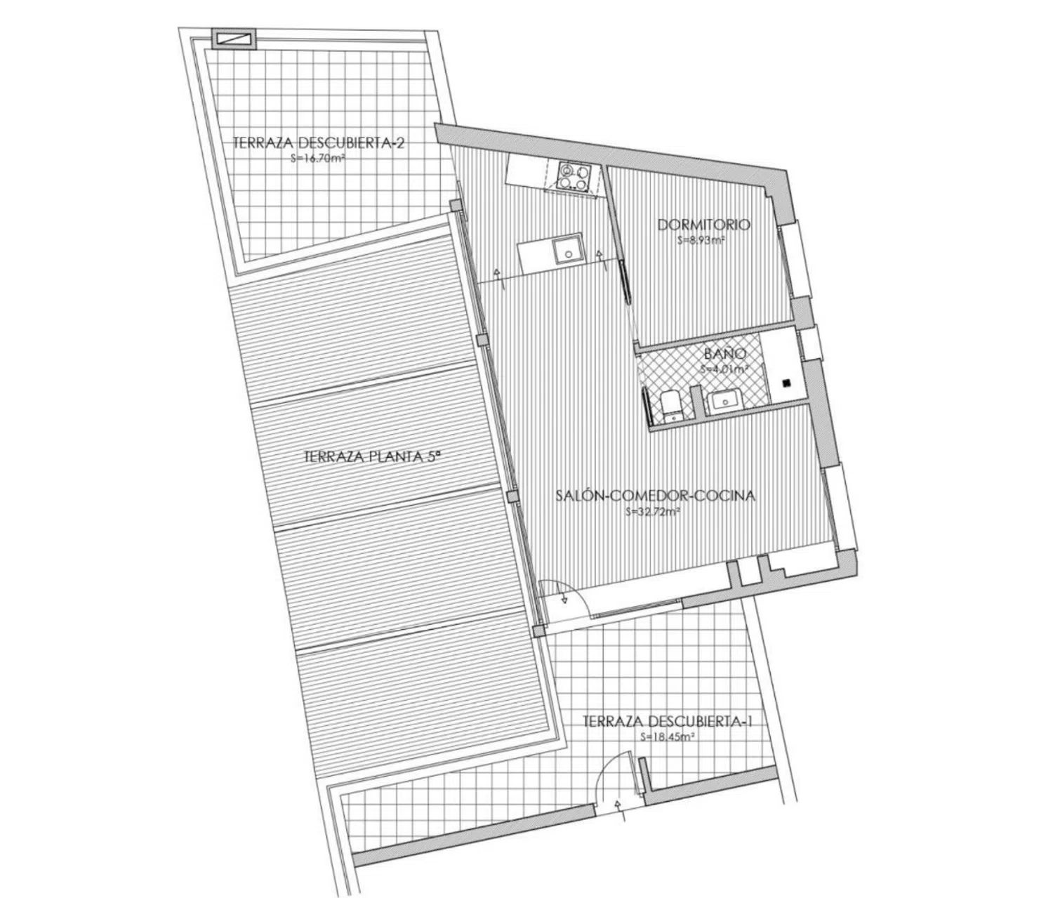 Ático en calle Granada, 23