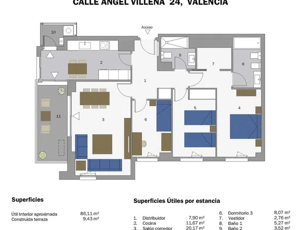 Piso en Calle d'Ángel Villena, 24, Ciutat de les Arts i de les Ciencies - Foto 28