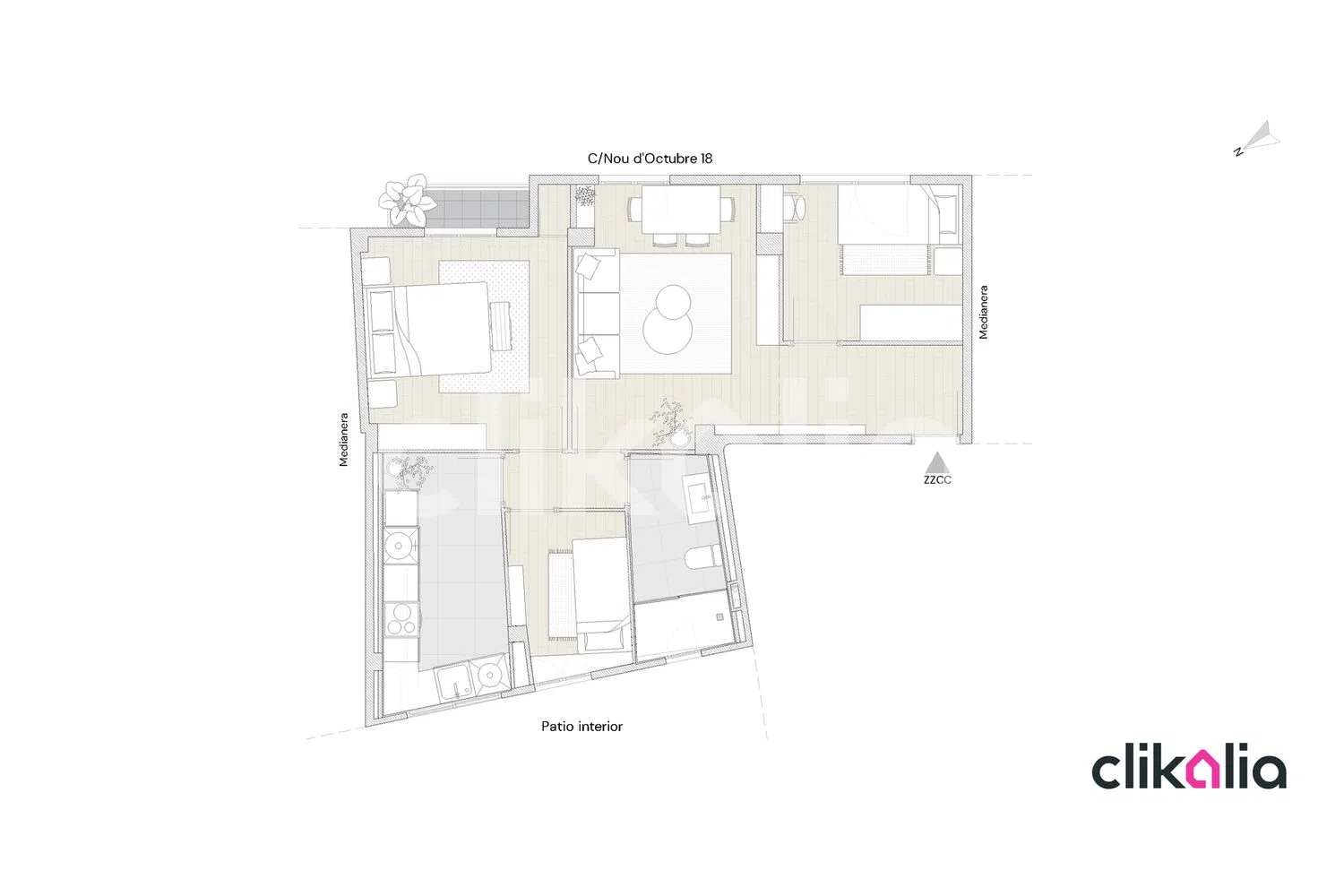 Piso en calle del Nou d'Octubre - Foto 25