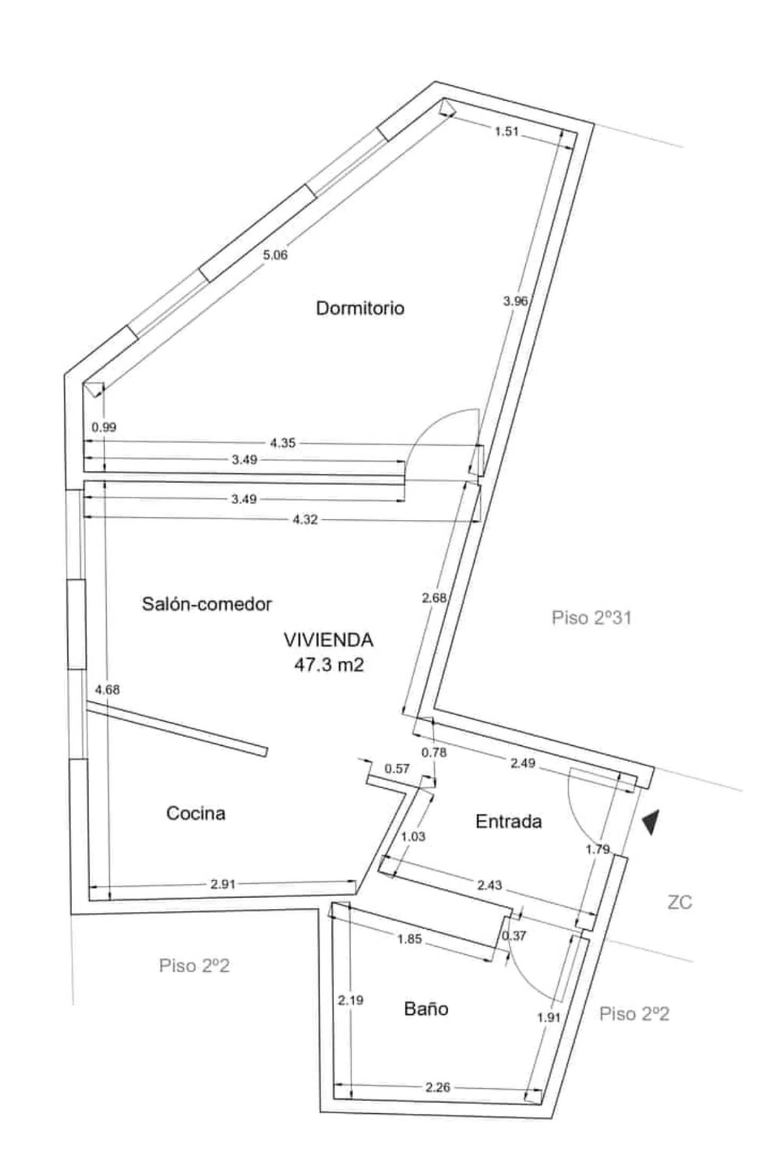 Piso en calle de Villajimena, 18 - Foto 2