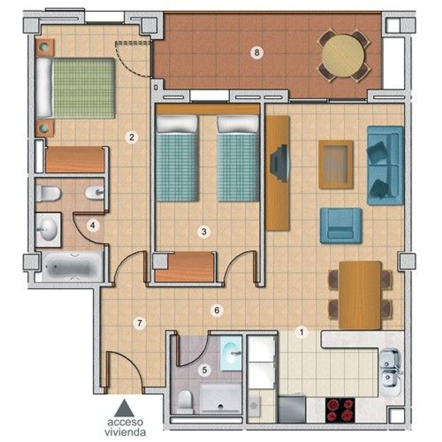 Piso en Avenida Ciutat de l'Alguer, 22, Ciutadella, Ciutadella - Foto 12