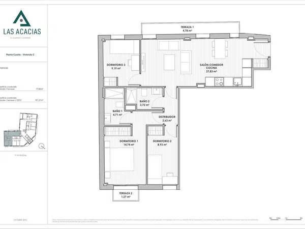 Piso en calle Aluminio, 6