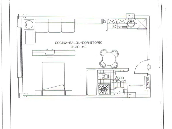 Estudio en Avenida Roma, 8, HUCA-La Cadellada - Foto 8