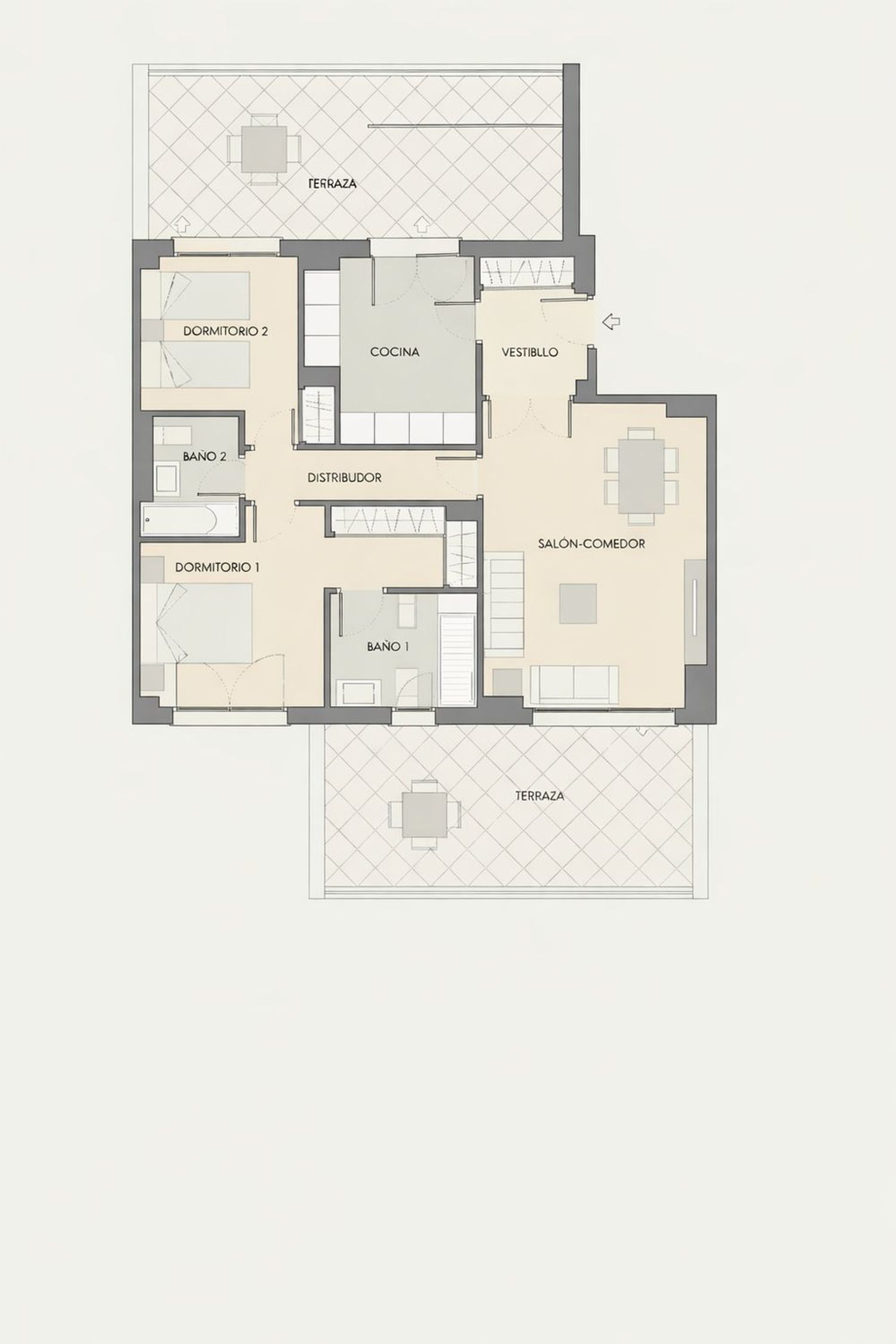 Ático en calle de Vilar de Donas, 9