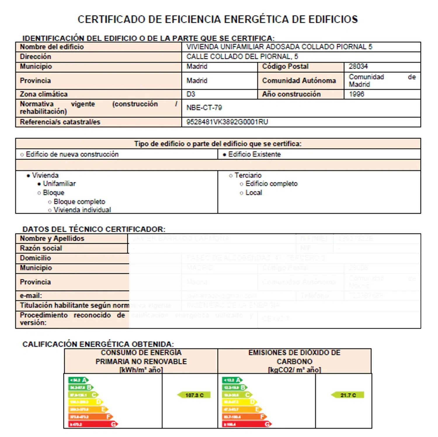 Chalet adosado en calle de collado del piornal, 5 - Foto 36