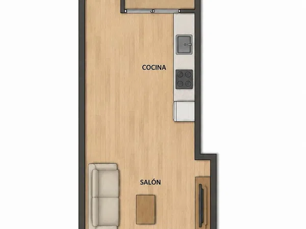 Estudio en Calle Don Quijote, 11, Norte - Barrio del Pilar - El Reñidero - Foto 21