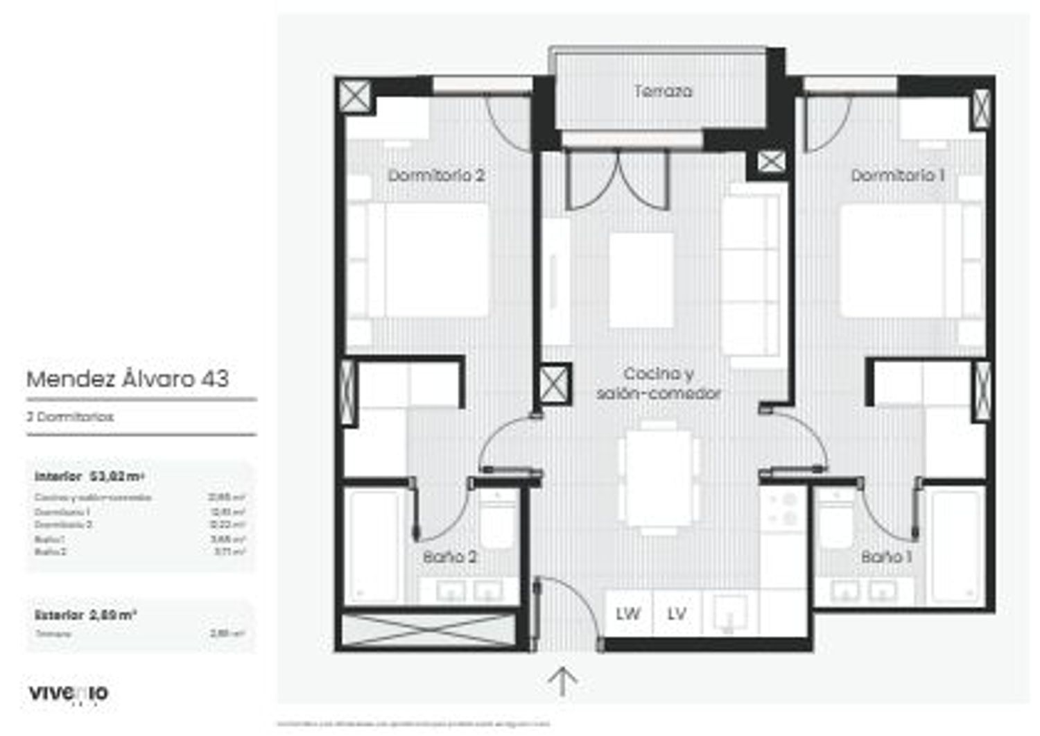 Piso en calle de Méndez Álvaro, 43 - Foto 68