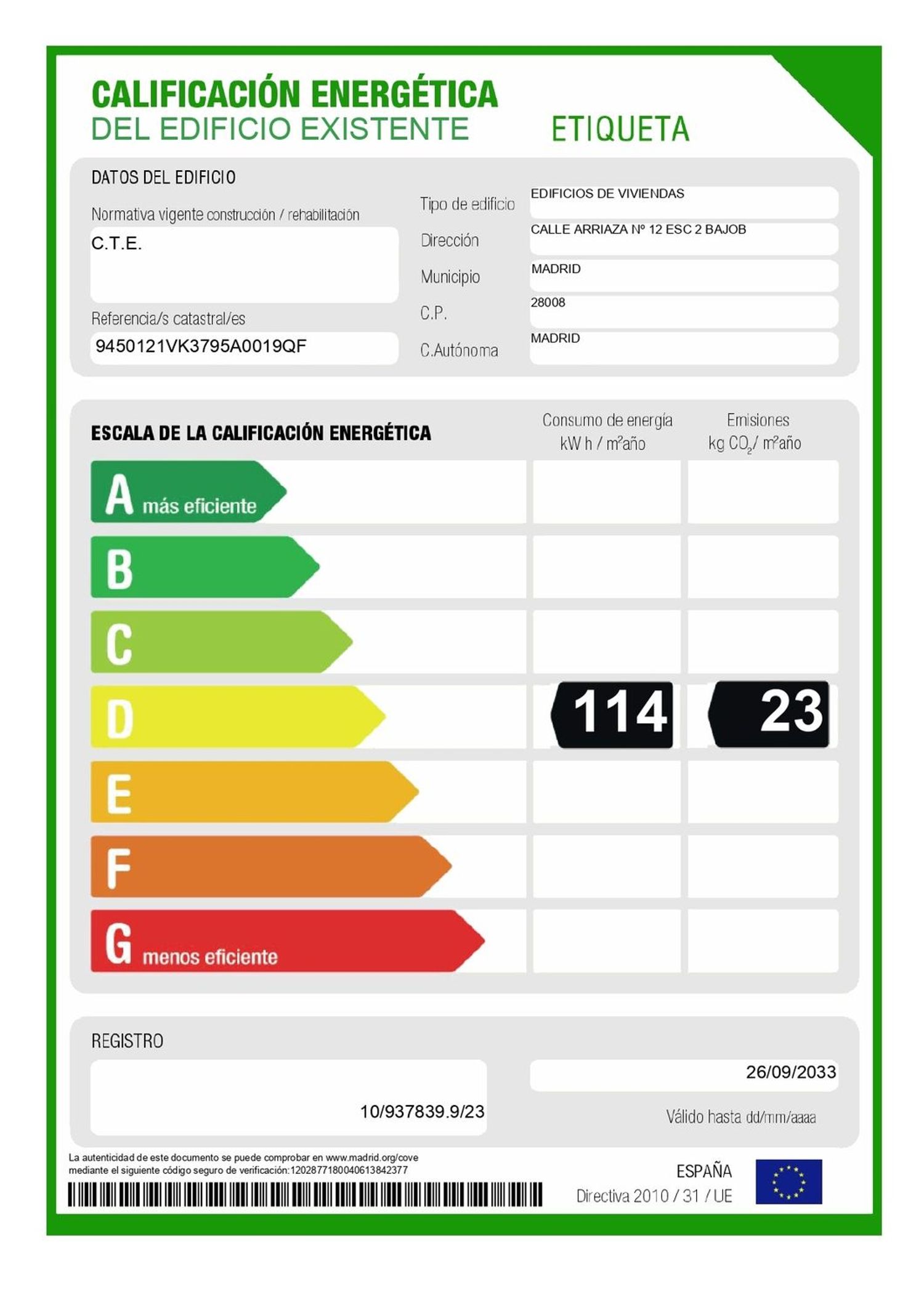 Piso en calle de Arriaza, 12 - Foto 18