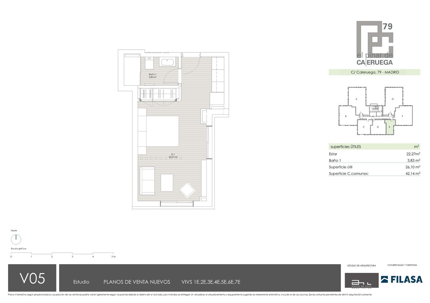 Estudio en Calle de Caleruega, 79, Costillares - Foto 24