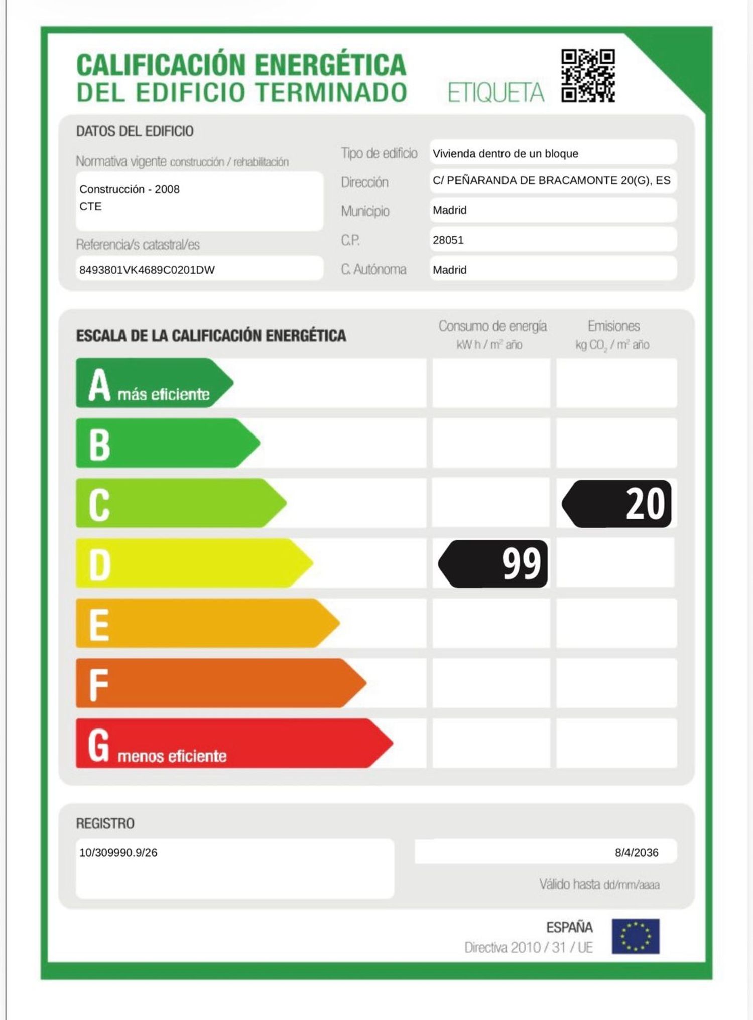 Piso en calle de Peñaranda de Bracamonte, 20 - Foto 18
