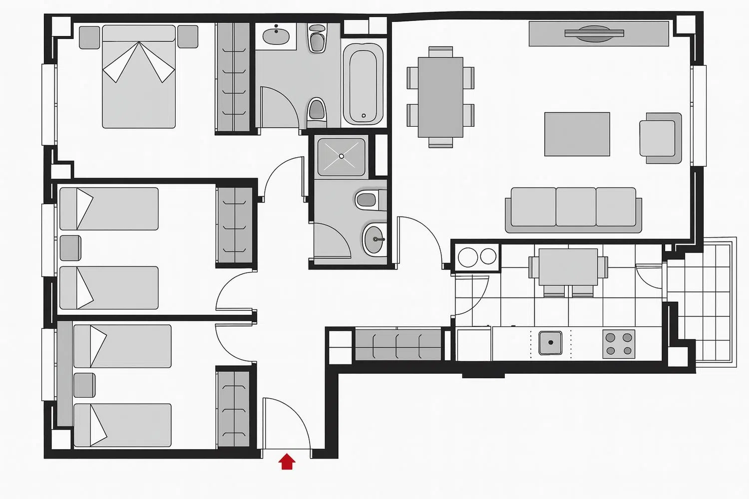 Piso en calle de María de las Mercedes de Borbón, 234 - Foto 40