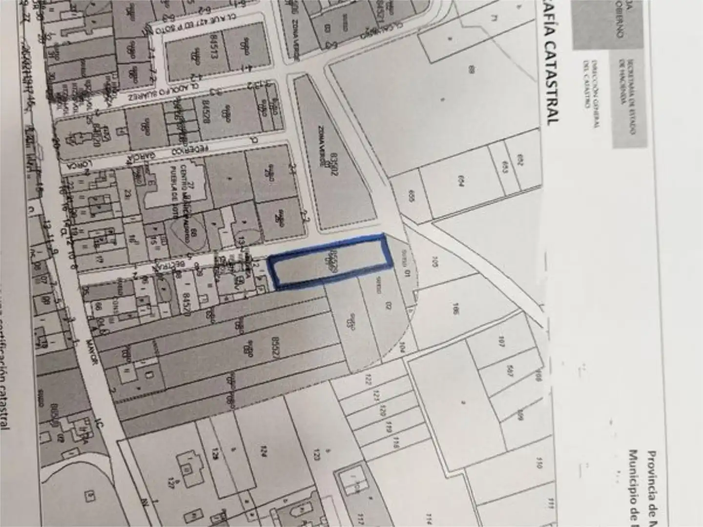 Terreno Residencial en  Calle Acequia de Santarén 1 - Foto 1