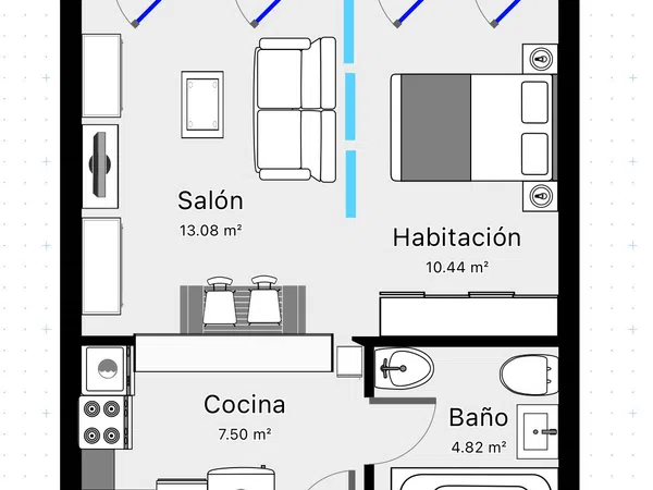 Estudio en Calle de Víctor Hugo, 5, Chueca-Justicia - Foto 24