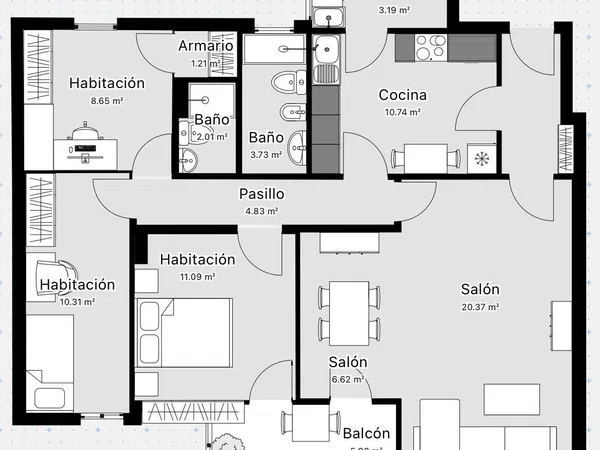 Piso en Calle Azorín, 13, San Antonio Abad - Polígono San Antón, San Antonio Abad - Polígono San Antón - Foto 21