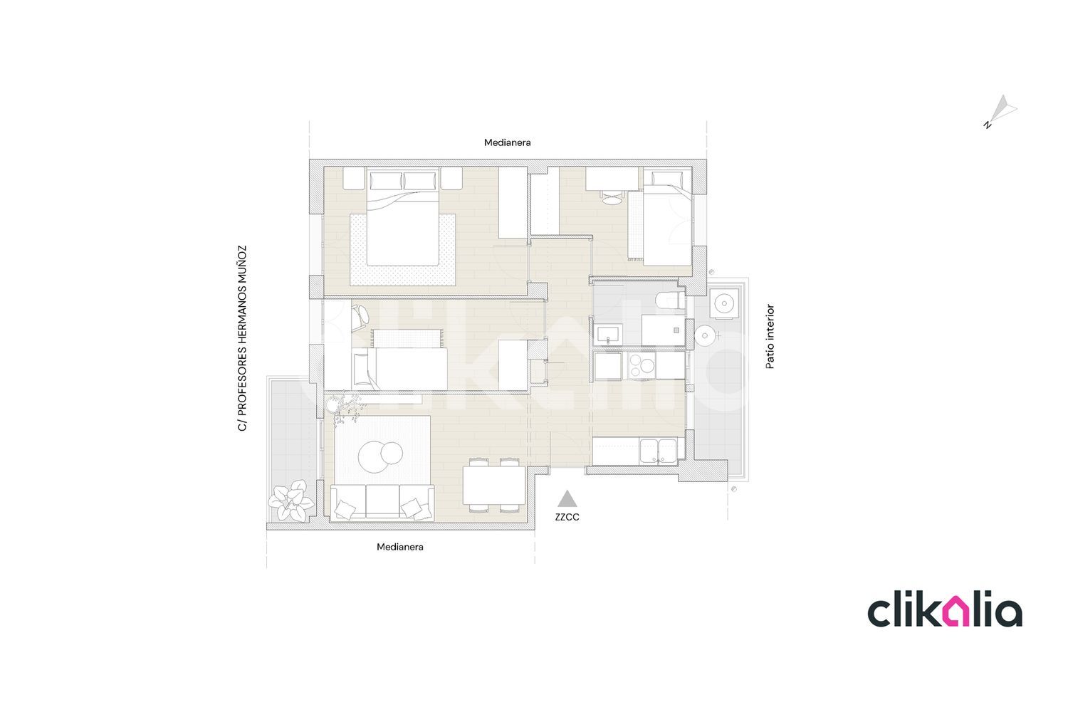 Piso en calle Profesores Hermanos Muñoz - Foto 24