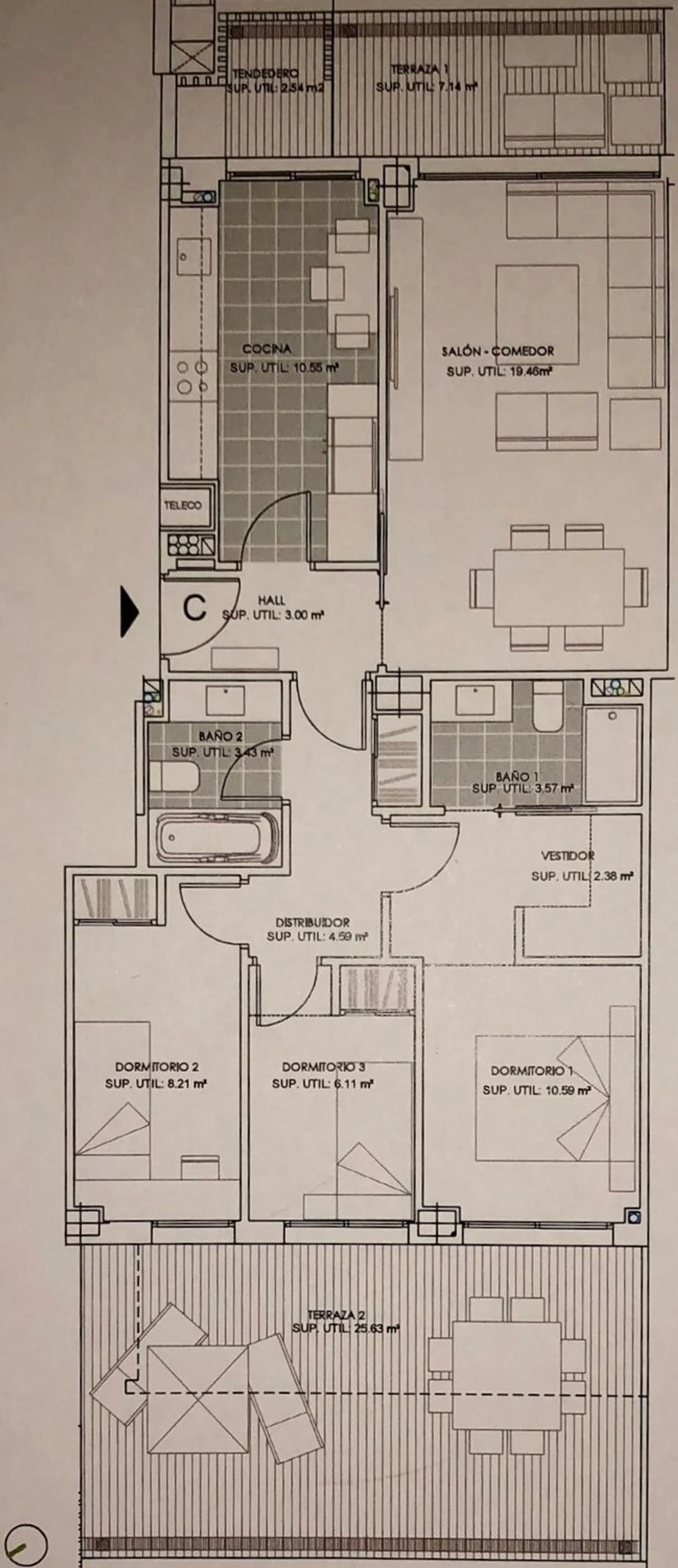Piso en La Catalana - Foto 36