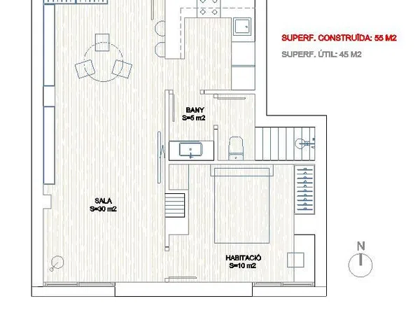 Estudio en Calle Sant Martí de Sesgueioles, 1, Ponent, Ponent - Foto 2