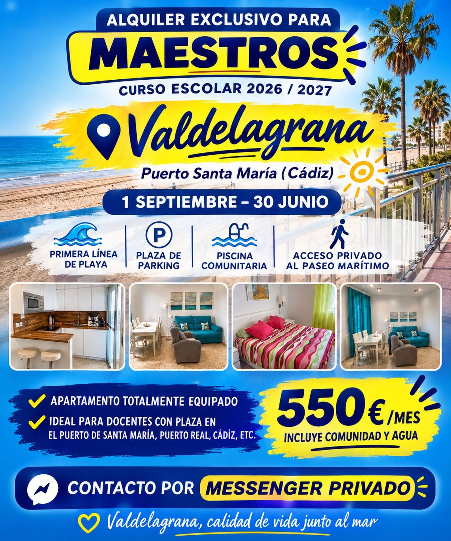 Piso en Avenida Santa María del Mar, 8, Valdelagrana - Foto 7