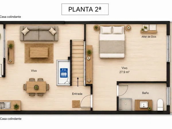 Chalet adosado en Riudarenes - Foto 24